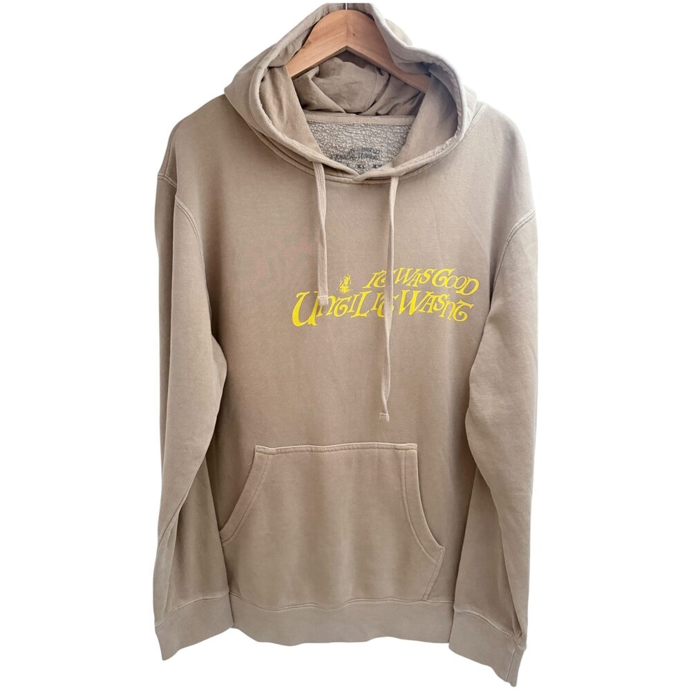 Independent Trading Company Men's 2XL Beige Yellow Kehlani Tour Hoodie PRM4500C